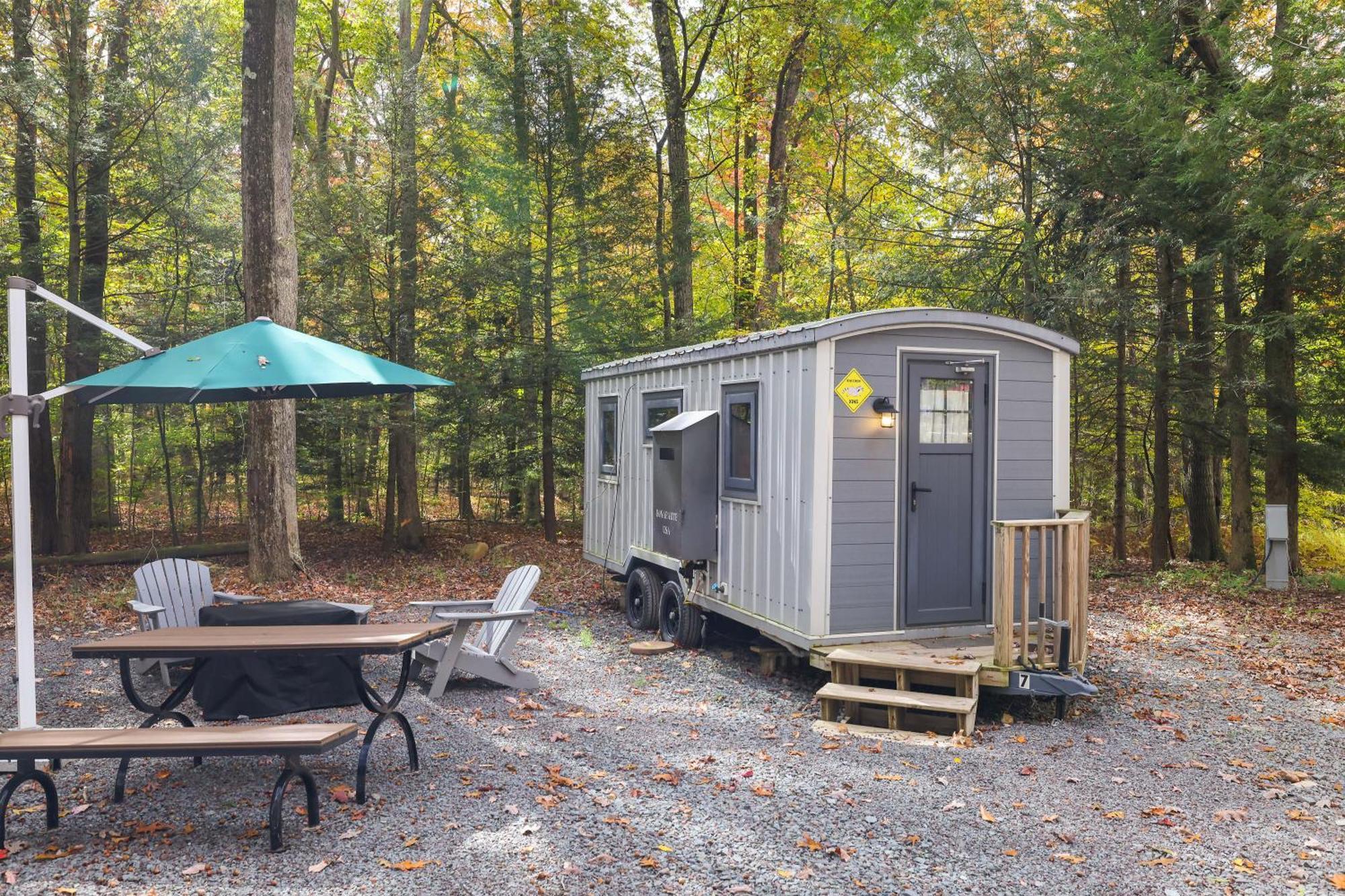 Camptel Poconos Lodging Albrightsville Exteriör bild